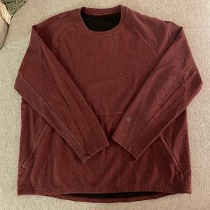 Lululemon At Ease Crewneck Sweatshirt - Maroon